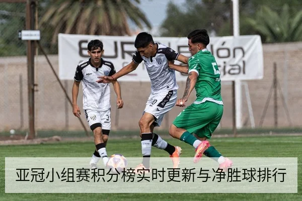 亚冠小组赛积分榜实时更新与净胜球排行